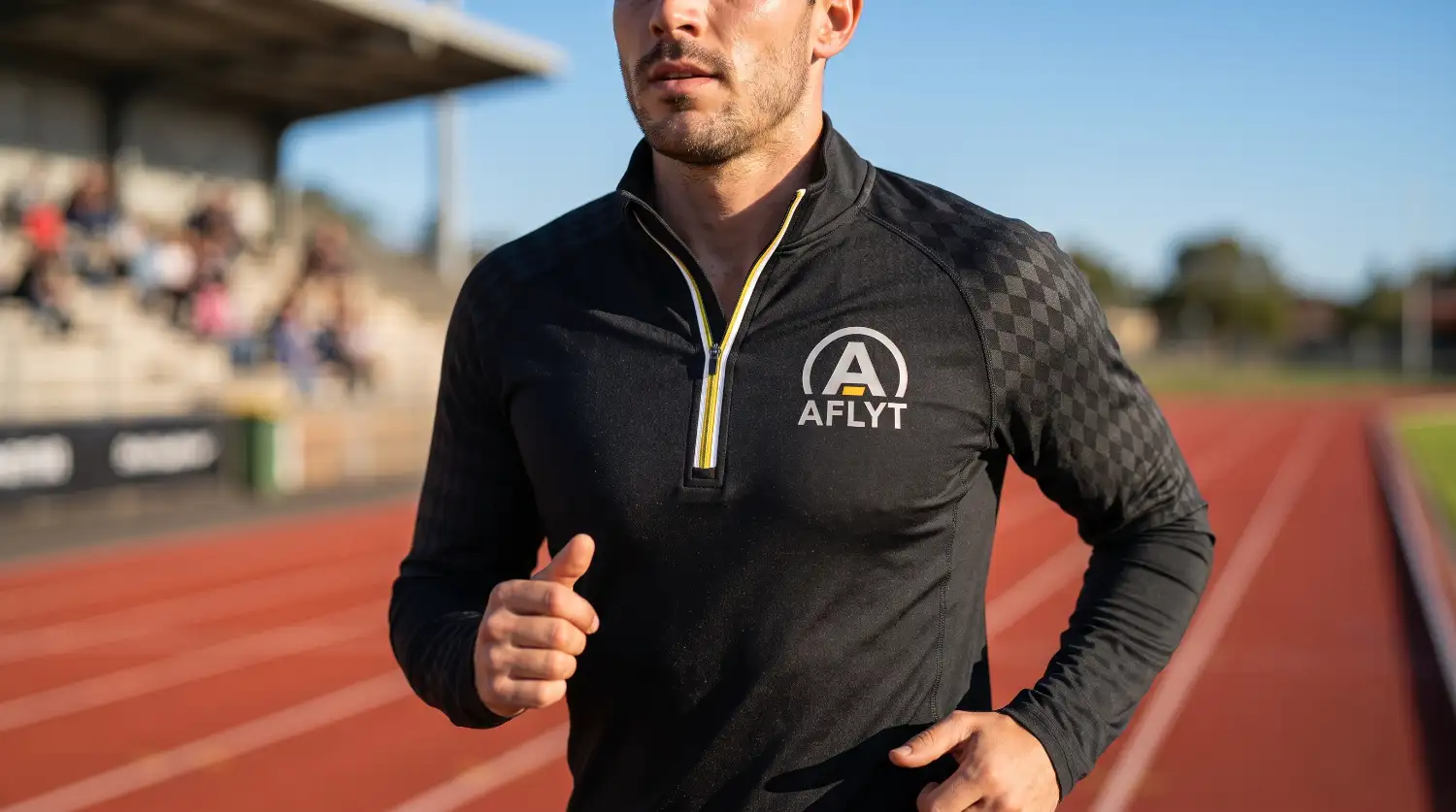 Aflyt athletic performance gear in action